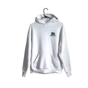 Museum of Peace and Quiet Sacred Places White Green Logo Pullover Fleece Hoodie‎